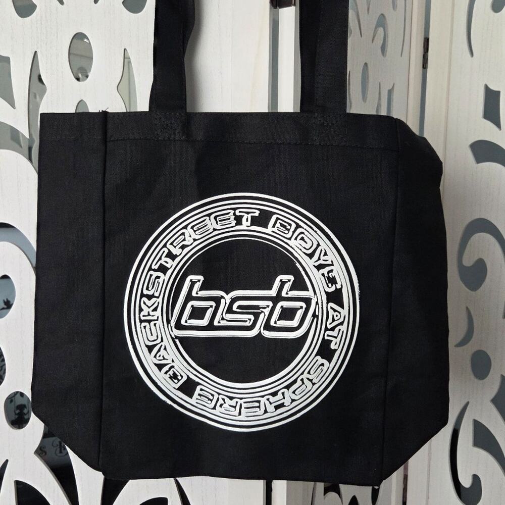 Backstreet Boys BSB Sphere Las Vegas Millennium Tour Black Tote Bag Concert NWOT